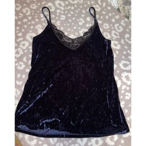 Dark blue dressy tank top
